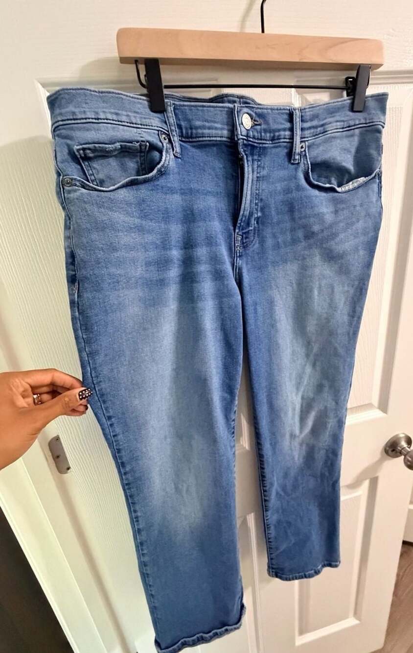 Lucky Brand Mid Rise Straight Leg Blue Denim Jeans